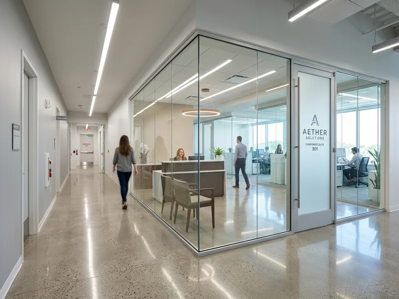 Sanitized and safe commercial office facility in Chicago ready for re-occupancy